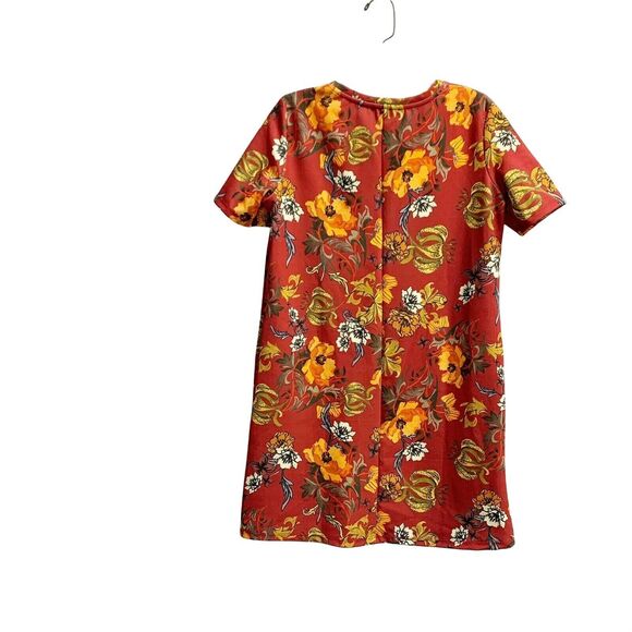 Zara Trafaluc Women's Floral mini a line Dress sz small multicolor - Picture 3 of 12
